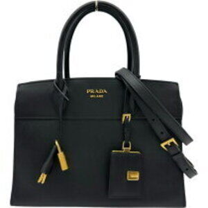 Prada Esplanade Bag Black Saffiano Leather